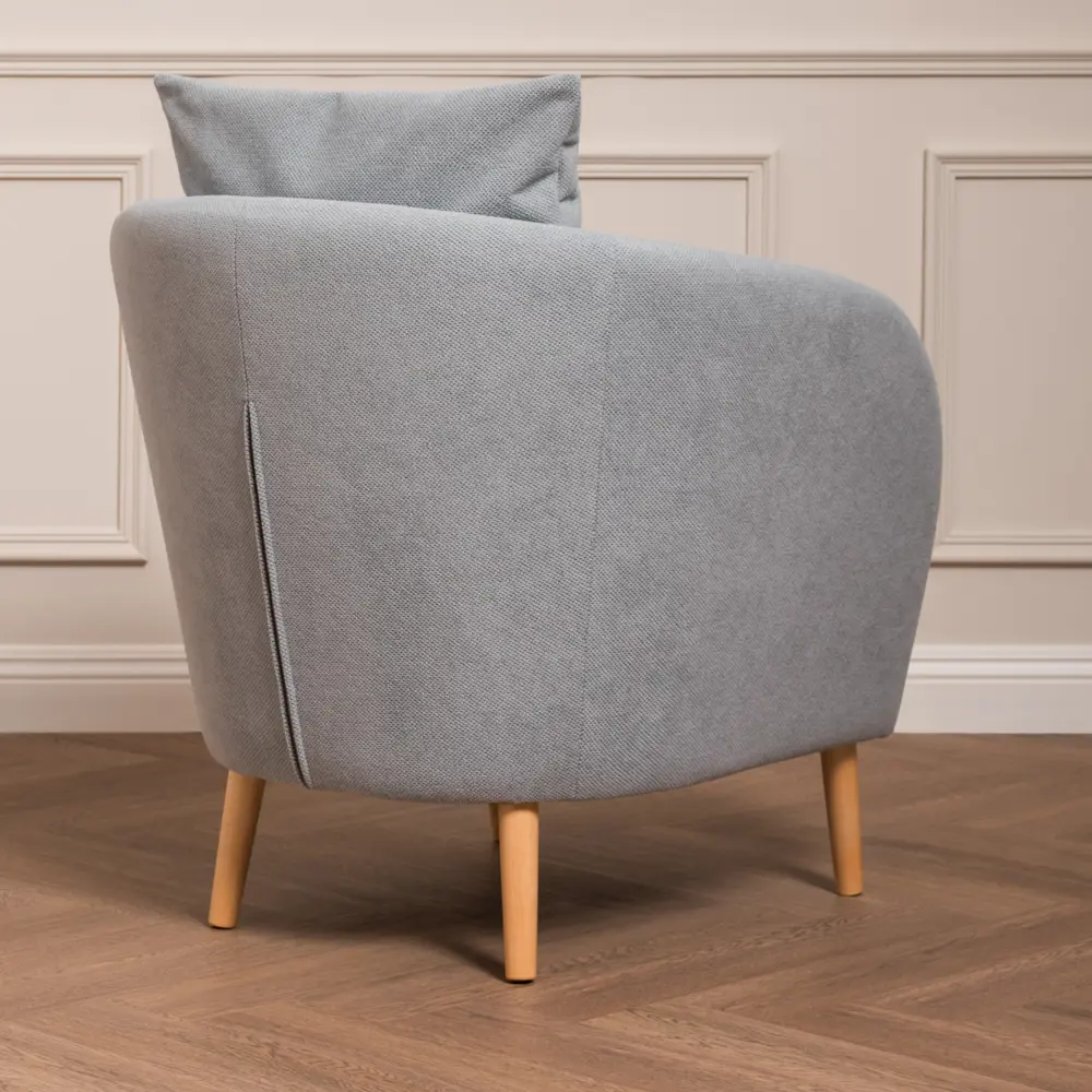 Фото 12 Кресло Egregor Кенни ТК 596 Mikea 12 77x78x81 см велюр цвет серо-голубой Фото 12 Кресло Egregor Кенни ТК 596 Mikea 12 77x78x81 см велюр цвет серо-голубой