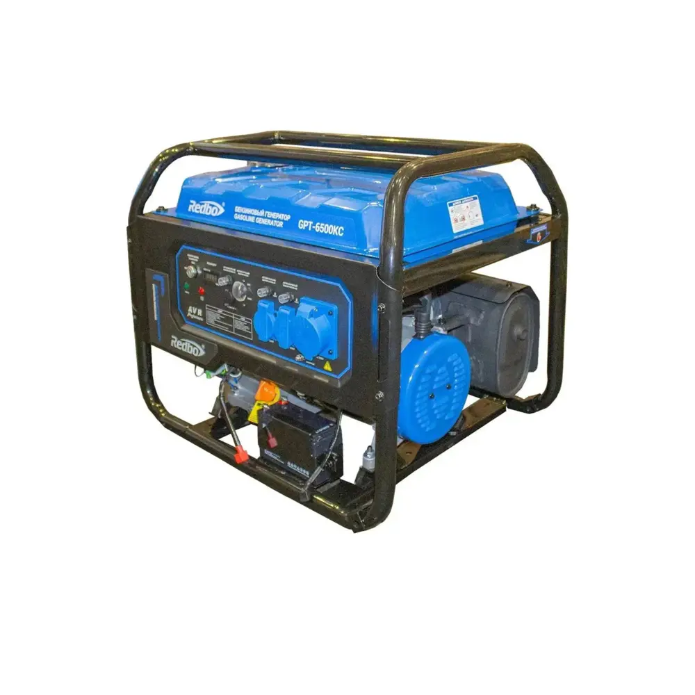 Фото Генератор бензиновый Redbo GPT-6500KC 5.5 кВт Фото Генератор бензиновый Redbo GPT-6500KC 5.5 кВт