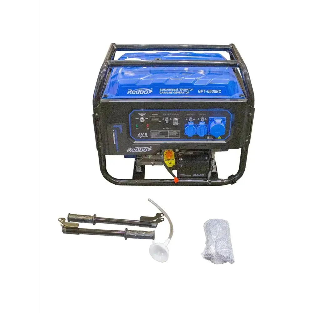 Фото 2 Генератор бензиновый Redbo GPT-6500KC 5.5 кВт Фото 2 Генератор бензиновый Redbo GPT-6500KC 5.5 кВт
