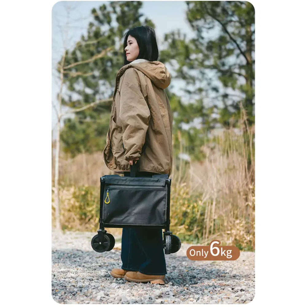 Фото 6 Тележка Naturehike туристическая Light 80х43х90 см 110 л черная Фото 6 Тележка Naturehike туристическая Light 80х43х90 см 110 л черная