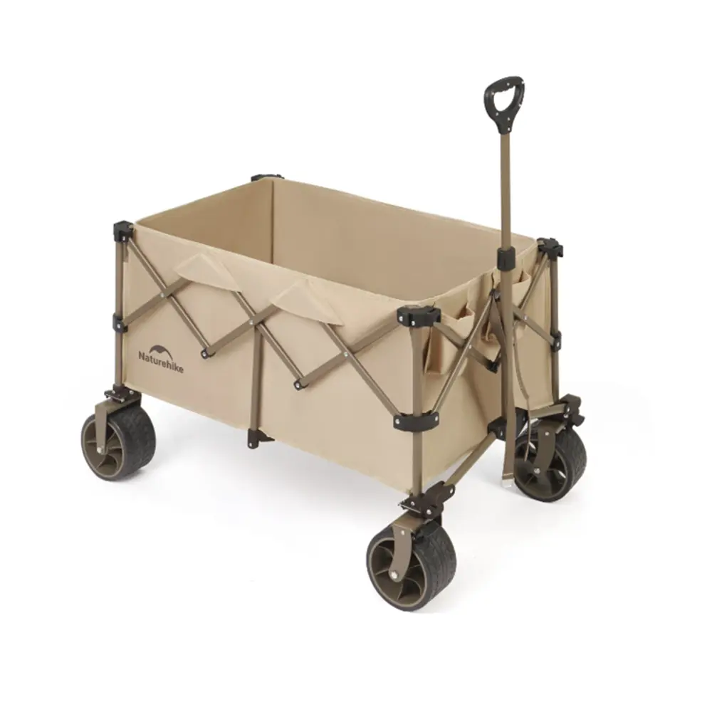 Фото Тележка Naturehike туристическая Rubiks Cube 100х65.5х108 см 190 л бежевая Фото Тележка Naturehike туристическая Rubiks Cube 100х65.5х108 см 190 л бежевая