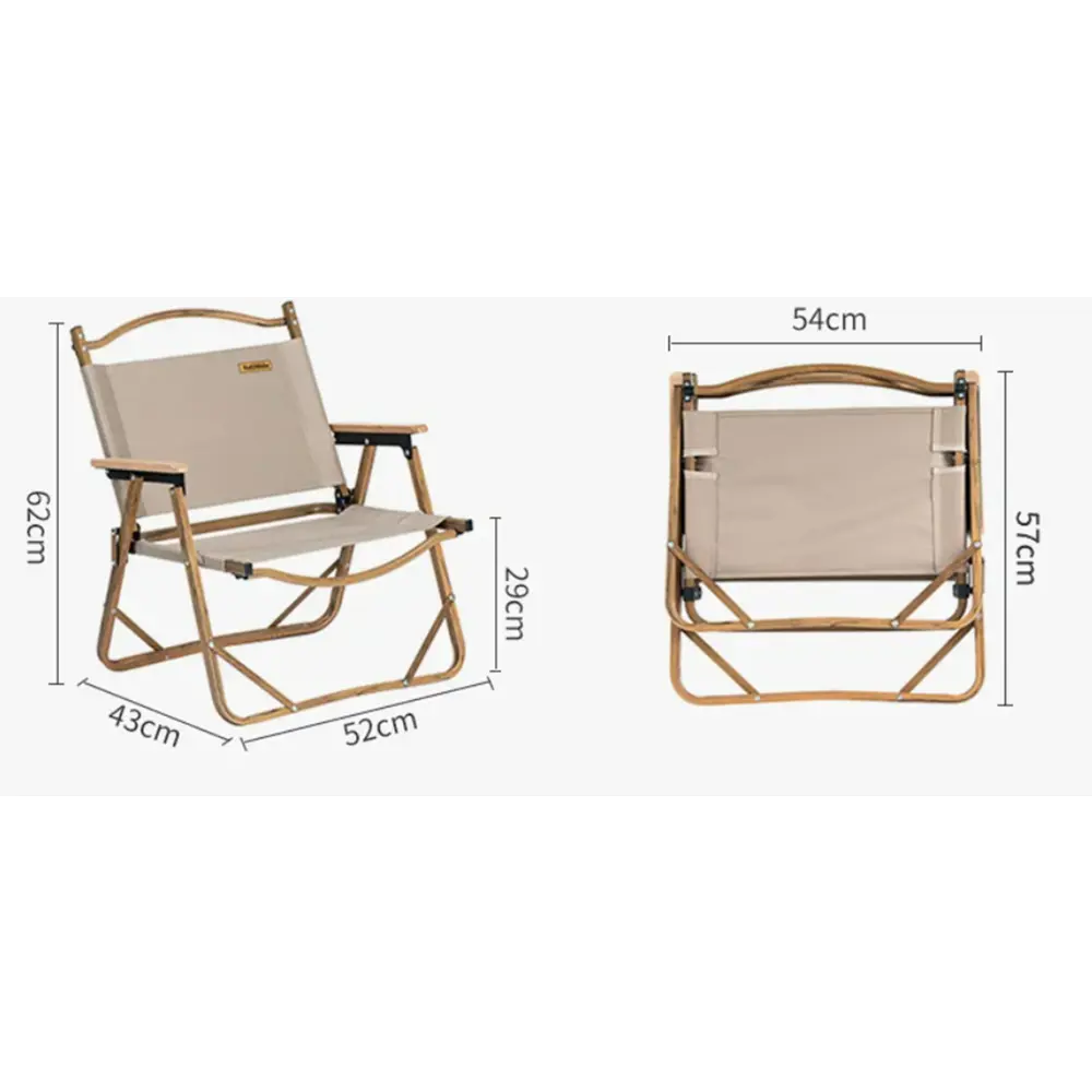 Фото 4 Кресло Naturehike туристическое Nightfall L02 складное черное до 120 кг NH19Y002-D-B