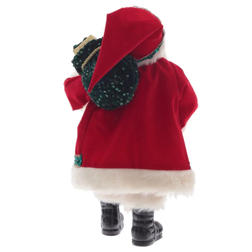 Фото 4 Новогодняя фигурка Дед Мороз L23 W23 H45 см 812837