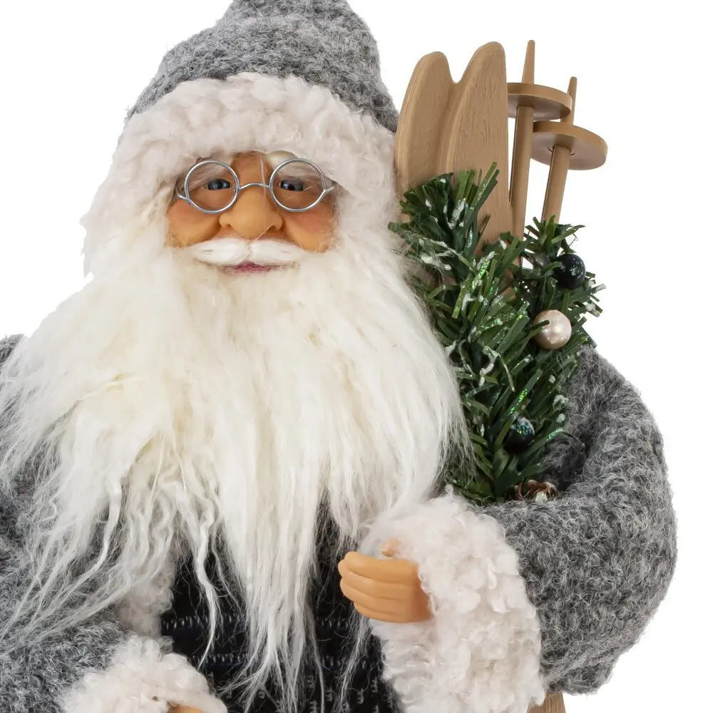 Фото 6 Новогодняя фигурка Дед Мороз L23 W20 H45 см 812850