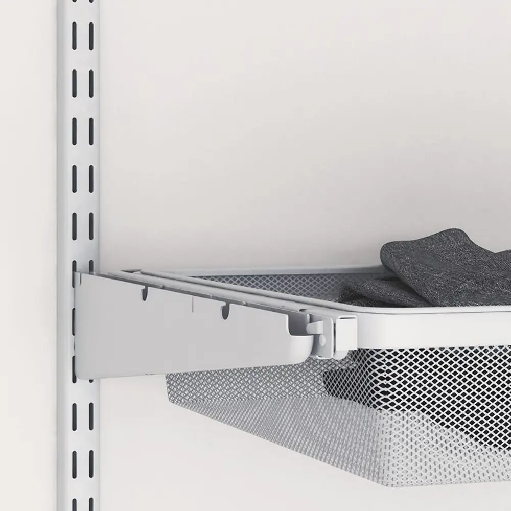 Фото 4 Кронштейн для полок Larvij 43.4 см нагрузка до 80 кг цвет белый