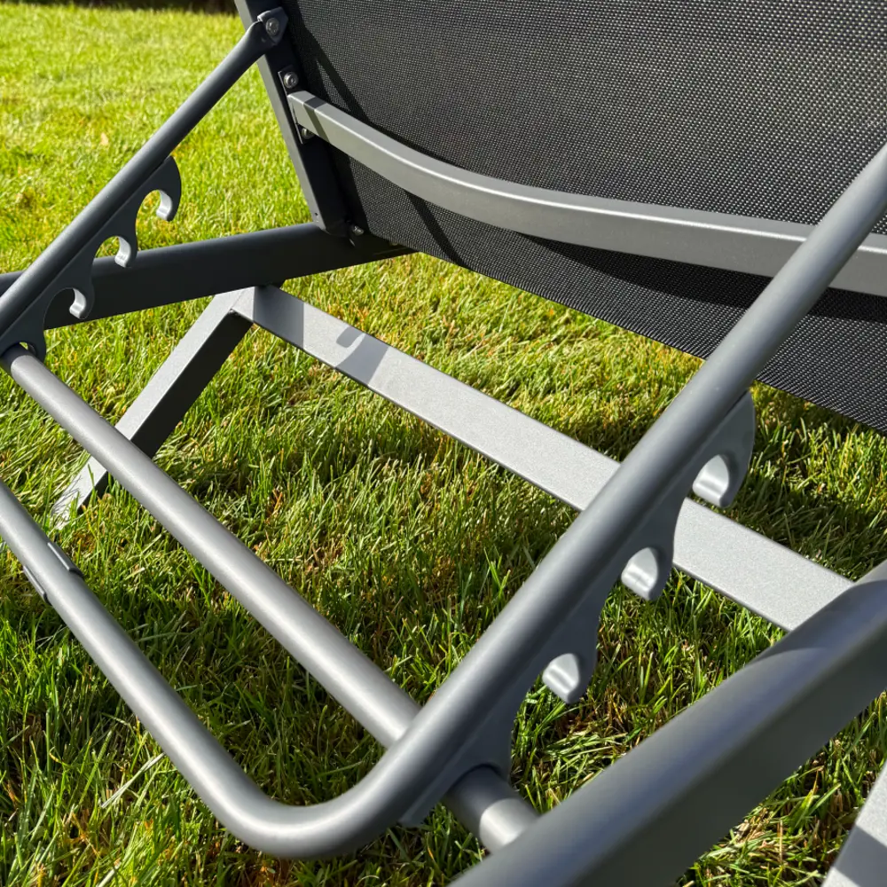 Фото 5 Комплект шезлонгов Royal Family ENZO в черном цвете Фото 5 Комплект шезлонгов Royal Family ENZO в черном цвете