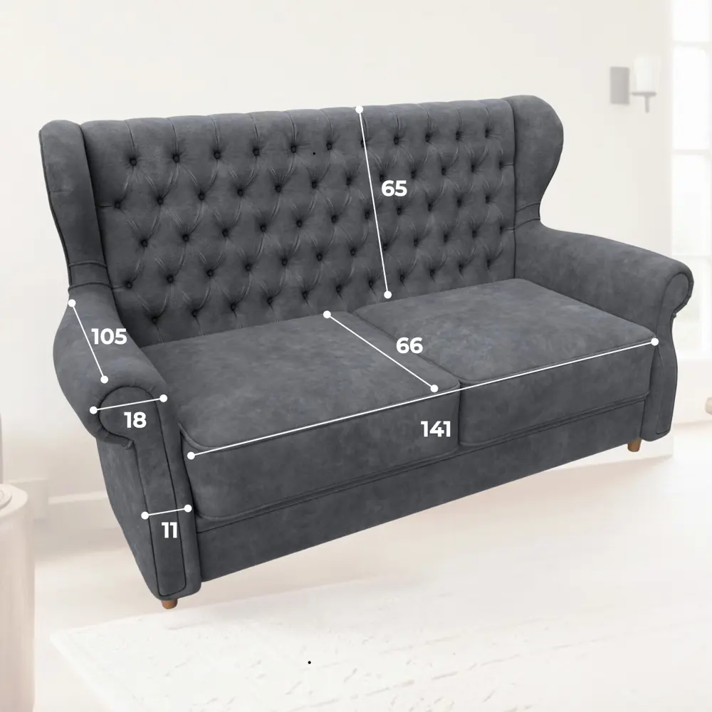 Фото 5 Диван прямой Лига диванов Лига-069 130325 177x105x82 см велюр цвет brut 16 темно-серый Фото 5 Диван прямой Лига диванов Лига-069 130325 177x105x82 см велюр цвет brut 16 темно-серый