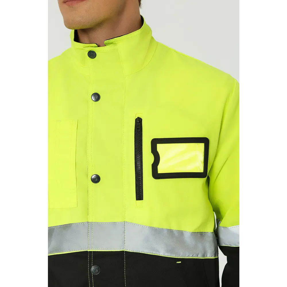 Фото 5 Костюм рабочий Союзспецодежда Премиум черный/лимон размер 44-46 рост 170-176 см Фото 5 Костюм рабочий Союзспецодежда Премиум черный/лимон размер 44-46 рост 170-176 см