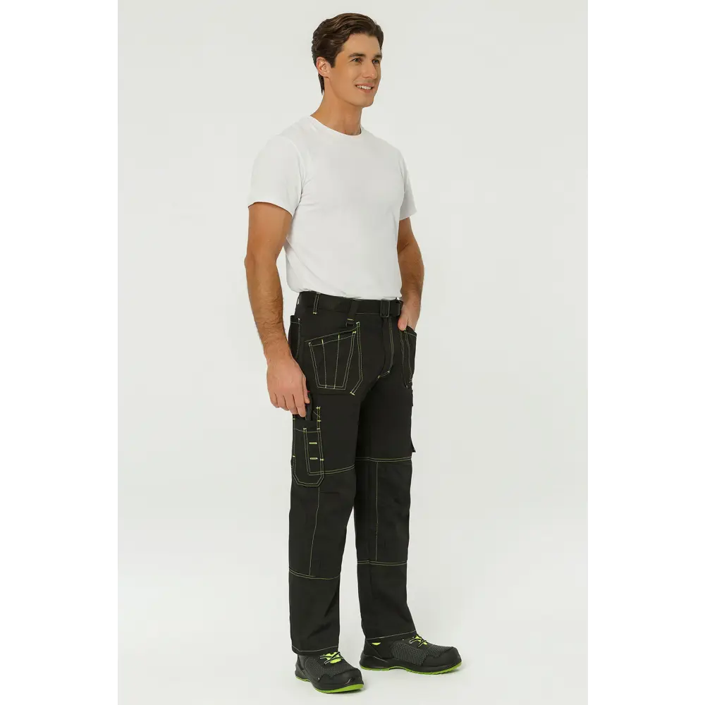 Фото 12 Костюм рабочий Союзспецодежда Премиум черный/лимон размер 44-46 рост 170-176 см Фото 12 Костюм рабочий Союзспецодежда Премиум черный/лимон размер 44-46 рост 170-176 см