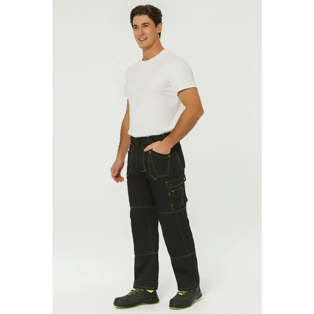 Фото 15 Костюм рабочий Союзспецодежда Премиум черный/лимон размер 44-46 рост 170-176 см Фото 15 Костюм рабочий Союзспецодежда Премиум черный/лимон размер 44-46 рост 170-176 см