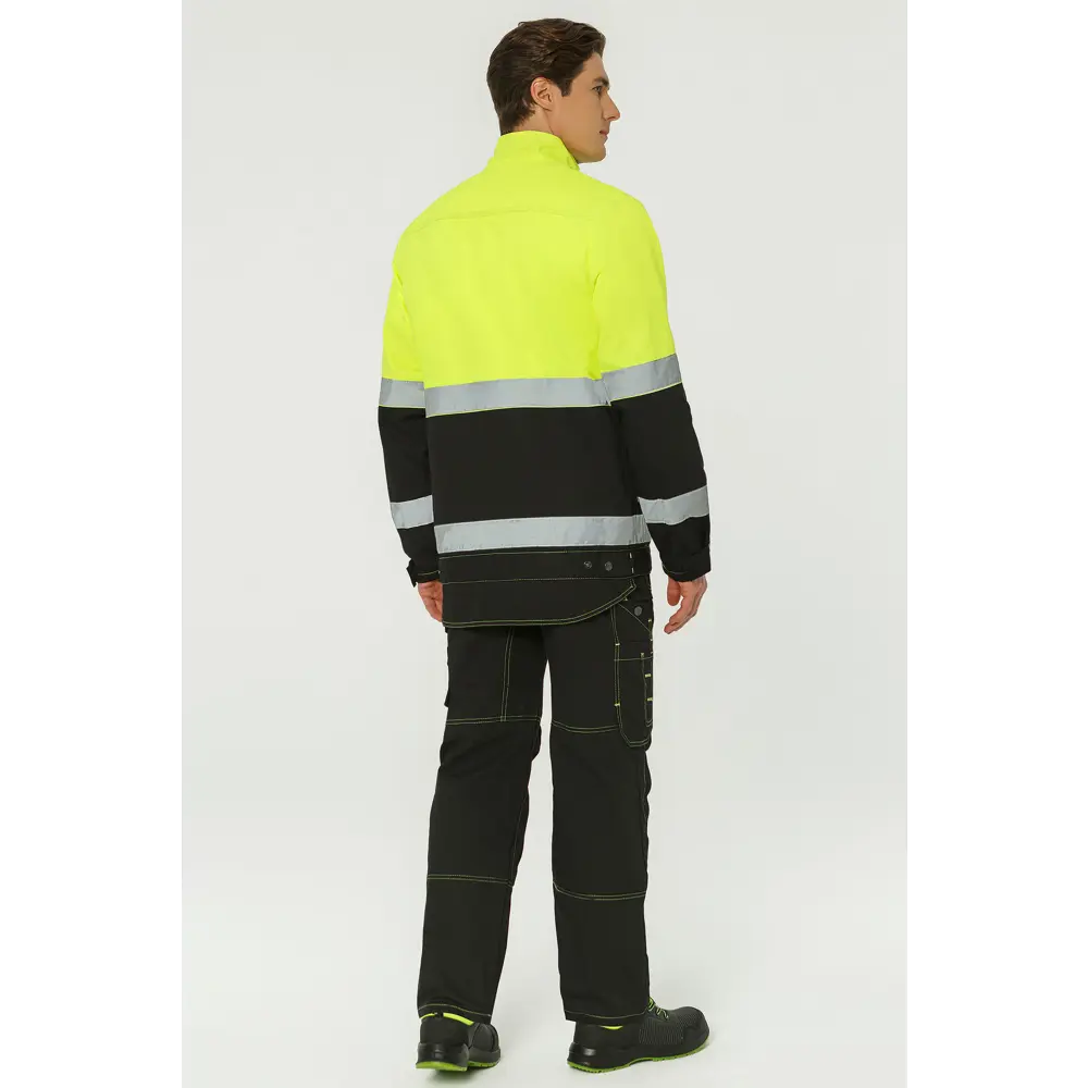 Фото 2 Костюм рабочий Союзспецодежда Премиум черный/лимон размер 44-46 рост 170-176 см Фото 2 Костюм рабочий Союзспецодежда Премиум черный/лимон размер 44-46 рост 170-176 см