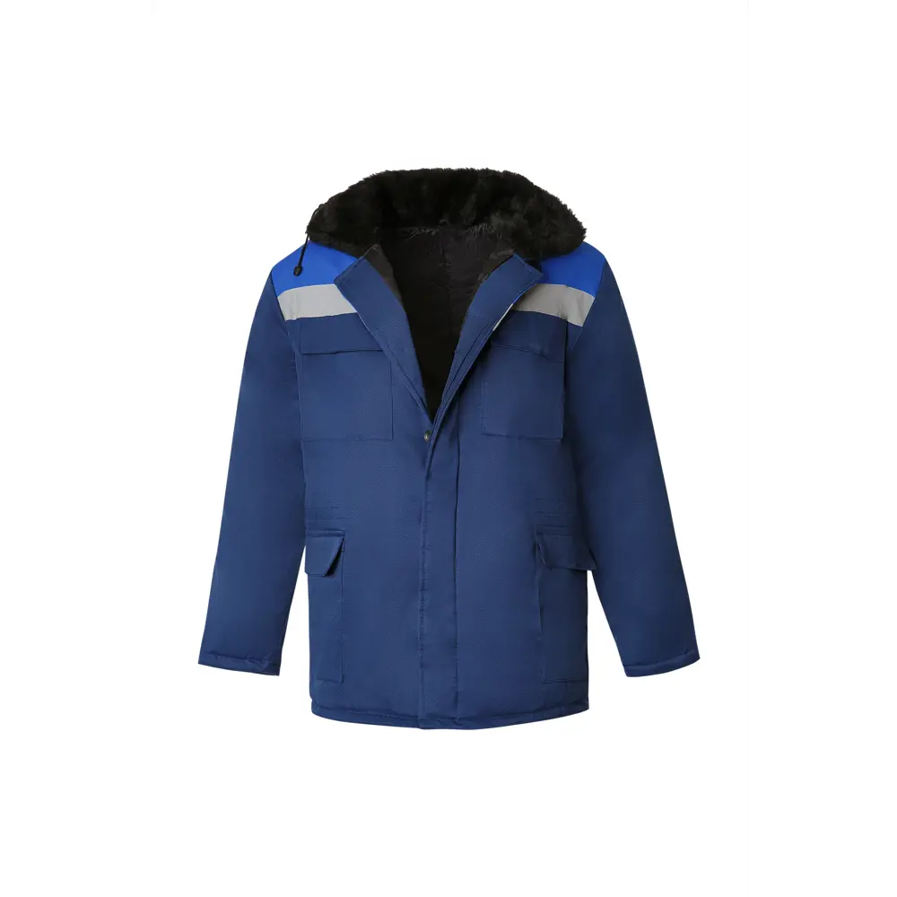 Фото 3 Куртка рабочая утепленная Союзспецодежда Бригадир темно-синяя/василёк размер 60-62 рост 170-176 см Фото 3 Куртка рабочая утепленная Союзспецодежда Бригадир темно-синяя/василёк размер 60-62 рост 170-176 см