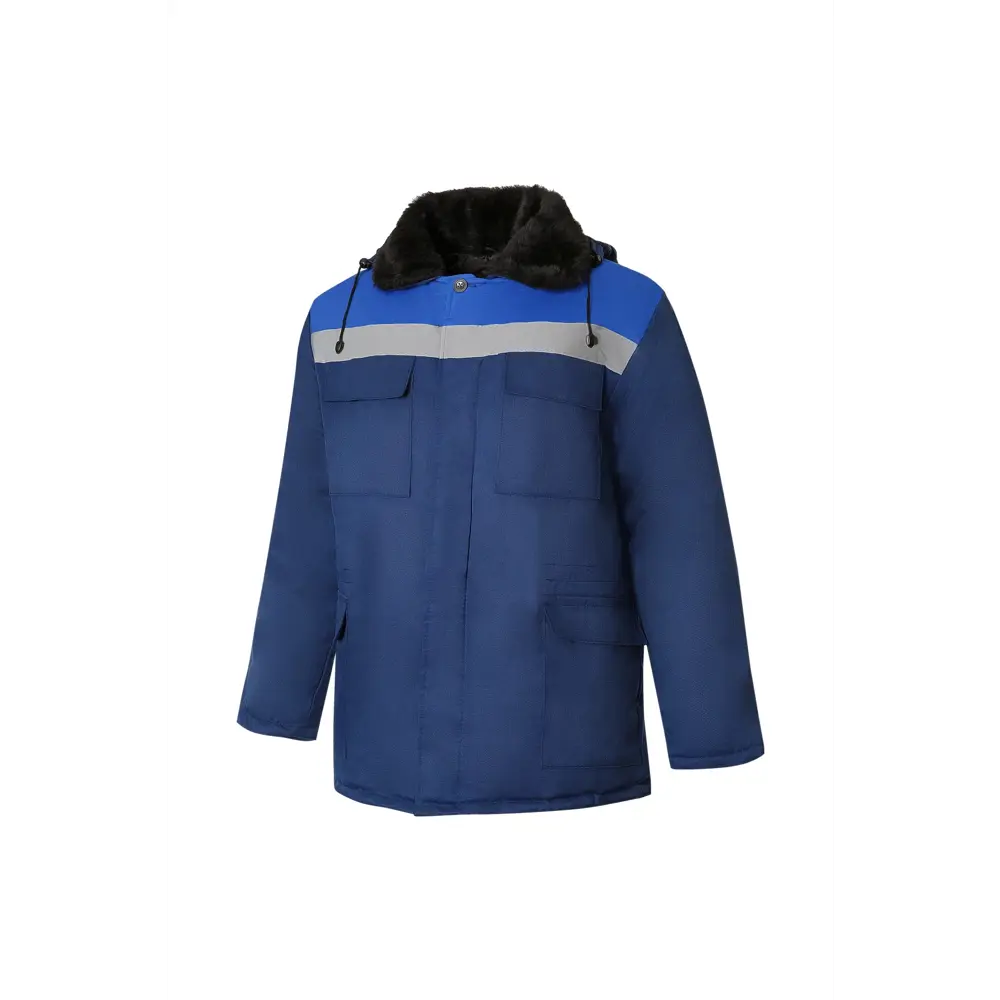 Фото Куртка рабочая утепленная Союзспецодежда Бригадир темно-синяя/василёк размер 60-62 рост 170-176 см Фото Куртка рабочая утепленная Союзспецодежда Бригадир темно-синяя/василёк размер 60-62 рост 170-176 см
