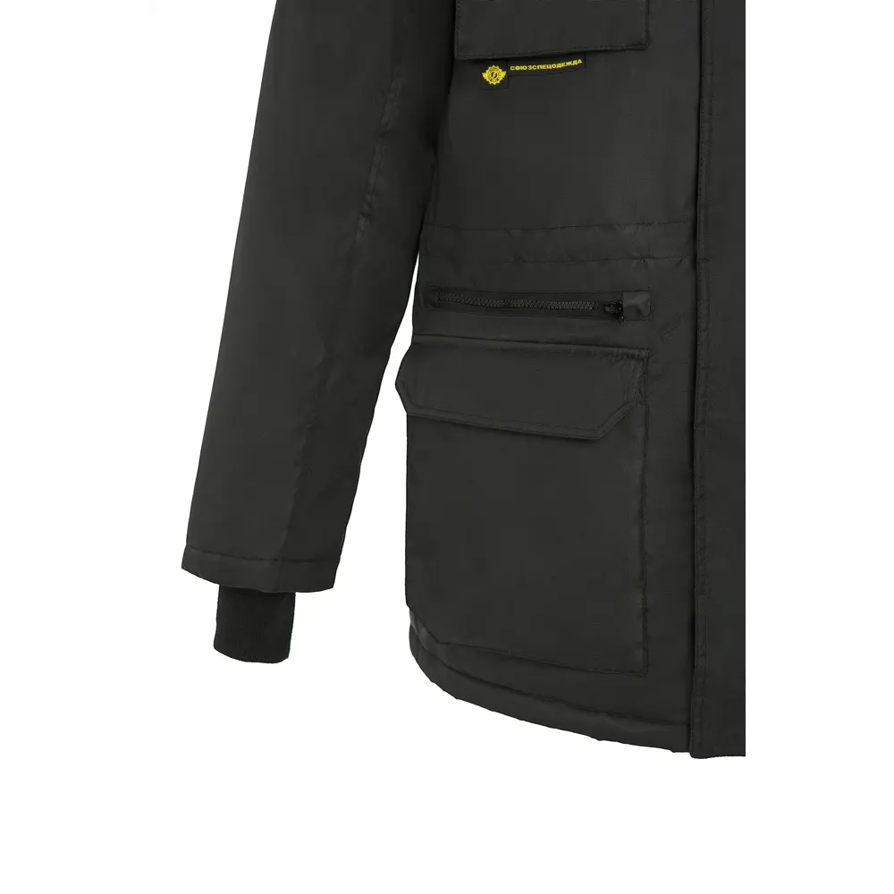 Фото 5 Куртка рабочая утепленная Союзспецодежда Страйк черная размер 48-50 рост 182-188 см
