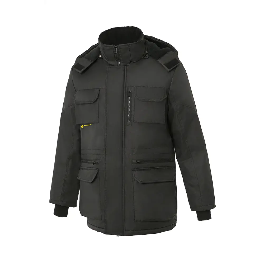 Фото Куртка рабочая утепленная Союзспецодежда Страйк черная размер 52-54 рост 182-188 см