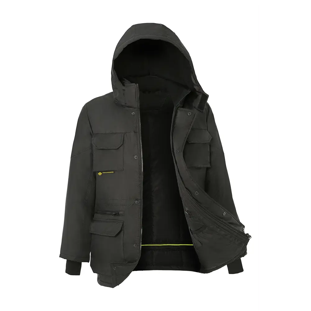 Фото 3 Куртка рабочая утепленная Союзспецодежда Страйк черная размер 56-58 рост 182-188 см