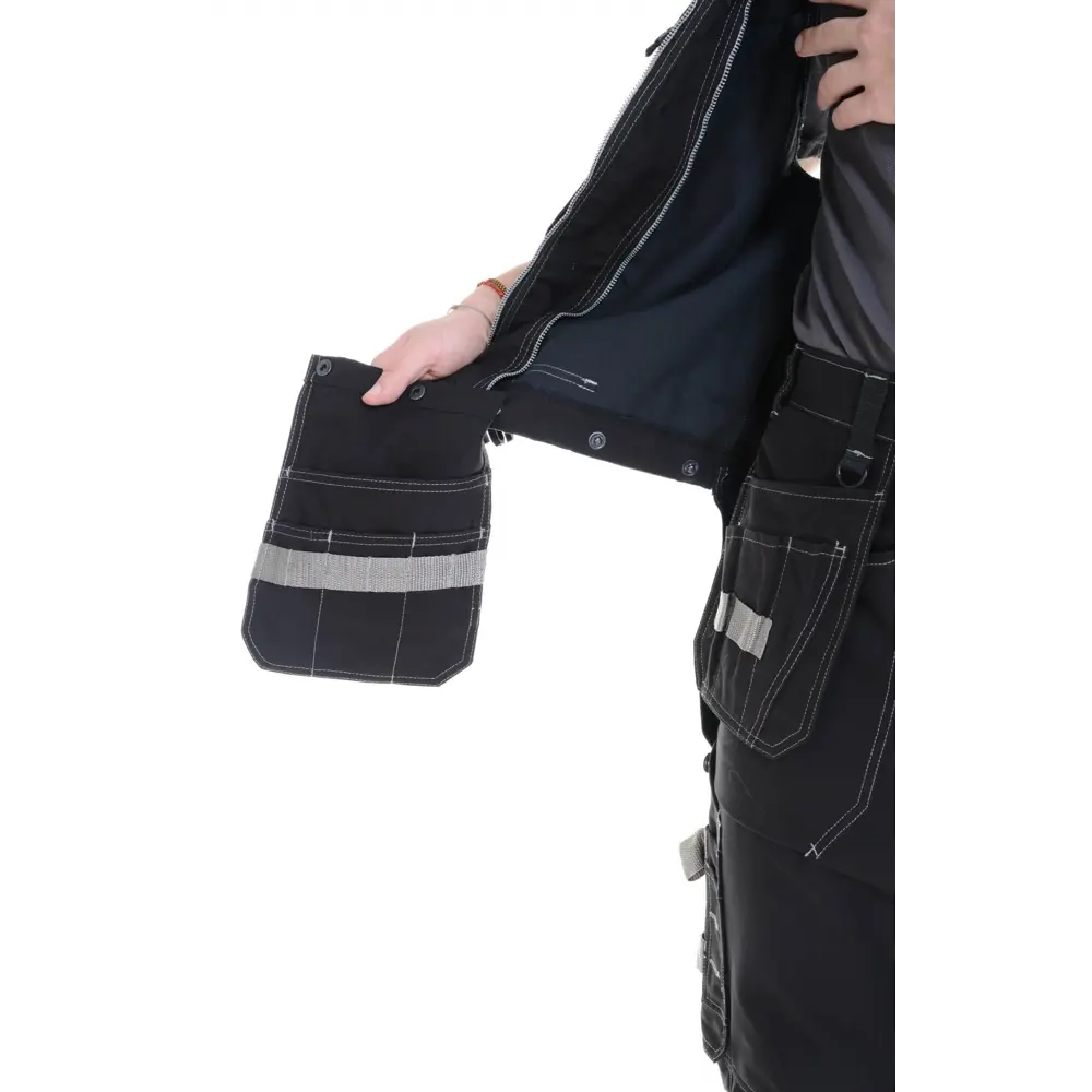 Фото 8 Жилет рабочий Союзспецодежда Union Space черный размер 48-50 рост 158-188 см Фото 8 Жилет рабочий Союзспецодежда Union Space черный размер 48-50 рост 158-188 см