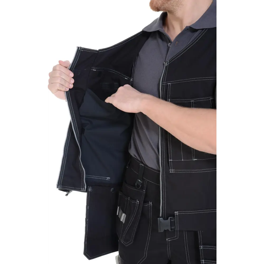 Фото 7 Жилет рабочий Союзспецодежда Union Space черный размер 52-54 рост 158-188 см Фото 7 Жилет рабочий Союзспецодежда Union Space черный размер 52-54 рост 158-188 см