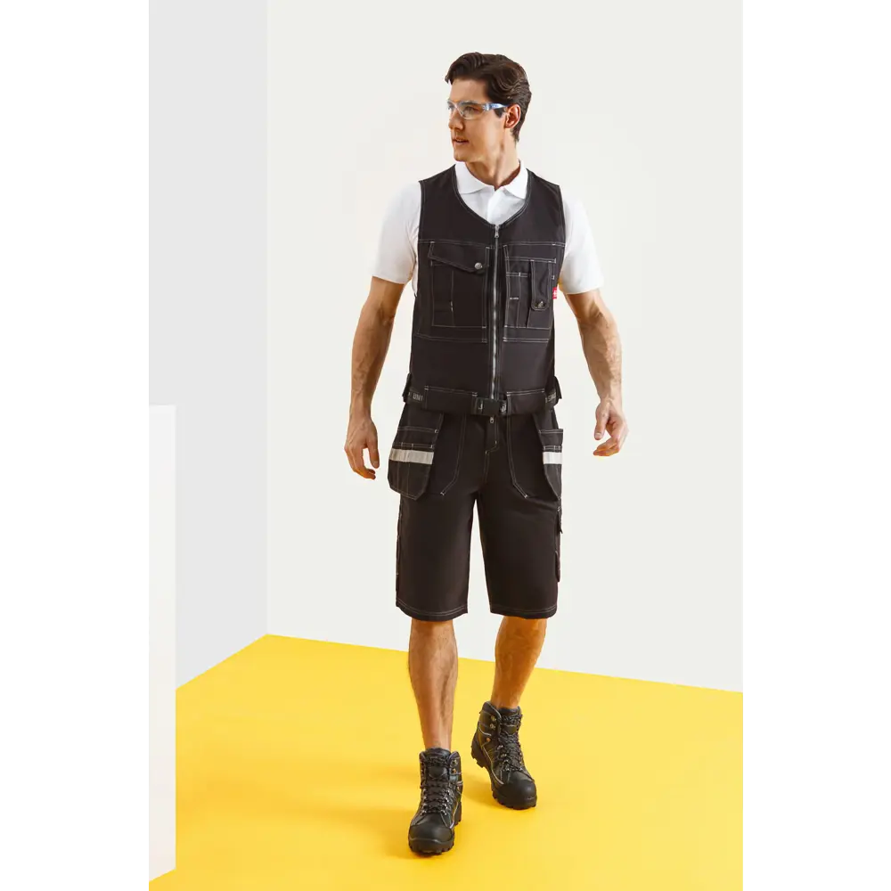 Фото Жилет рабочий Союзспецодежда Union Space черный размер 56-58 рост 158-188 см