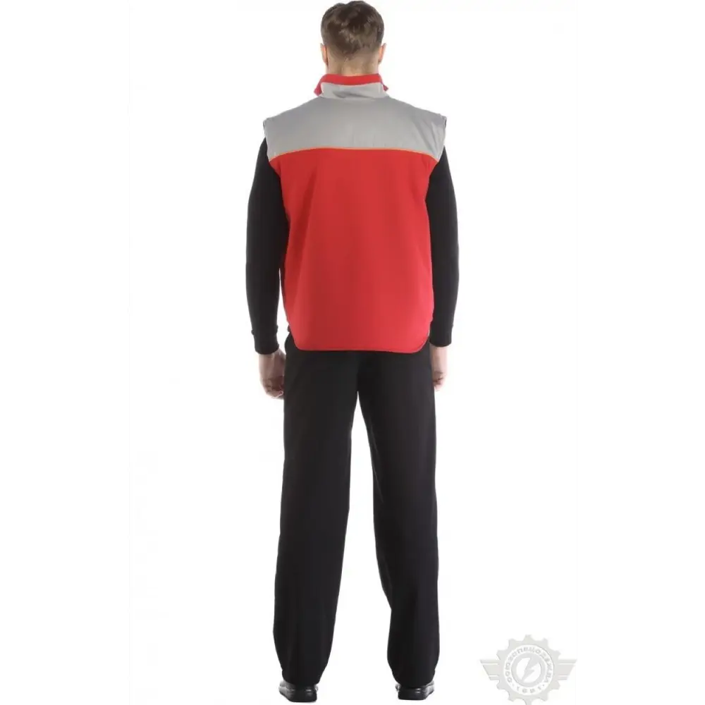 Фото 2 Жилет рабочий утепленный Союзспецодежда Профессионал красный/светло-серый размер 44-46 рост 170-176 см