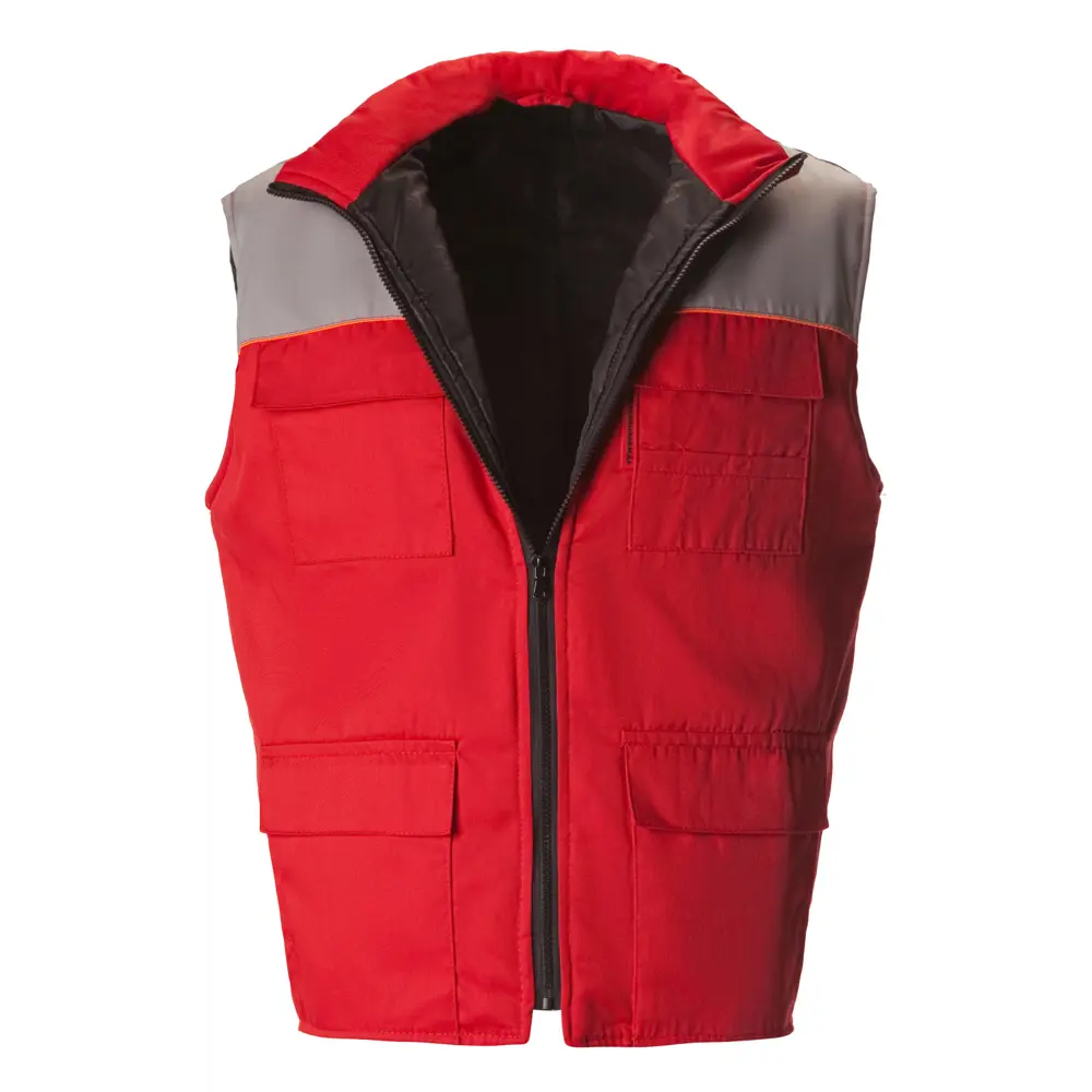 Фото 10 Жилет рабочий утепленный Союзспецодежда Профессионал красный/светло-серый размер 64-66 рост 182-188 см Фото 10 Жилет рабочий утепленный Союзспецодежда Профессионал красный/светло-серый размер 64-66 рост 182-188 см