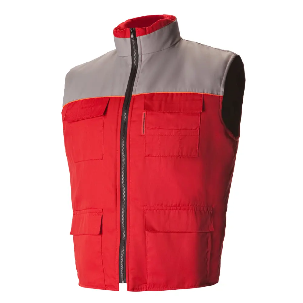 Фото 8 Жилет рабочий утепленный Союзспецодежда Профессионал красный/светло-серый размер 64-66 рост 182-188 см Фото 8 Жилет рабочий утепленный Союзспецодежда Профессионал красный/светло-серый размер 64-66 рост 182-188 см