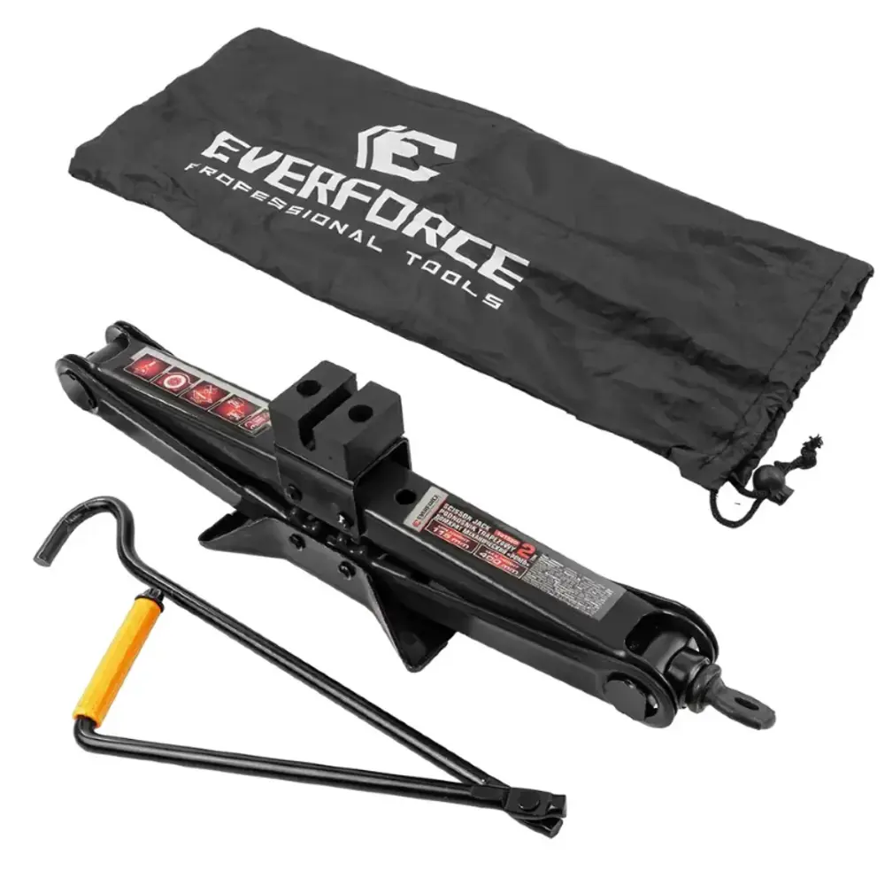 Фото Домкрат ромбовый механический Everforce EF-10152D до 2 т, 115-400 мм Фото Домкрат ромбовый механический Everforce EF-10152D до 2 т, 115-400 мм