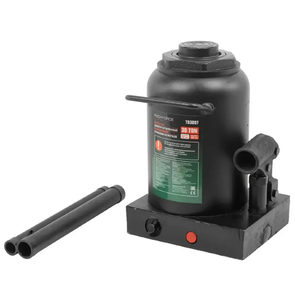 Фото Домкрат бутылочный гидравлический Rockforce RF-T93007 DS Profi до 30 т, 262-532 мм Фото Домкрат бутылочный гидравлический Rockforce RF-T93007 DS Profi до 30 т, 262-532 мм