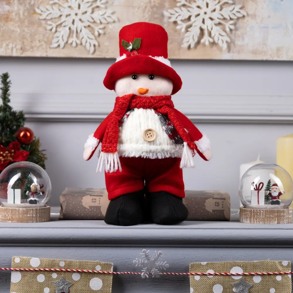 Фото 2 Электрическая светящаяся фигура Luazon Lighting 9898169 Снеговик 14x30x8 см теплый белый Фото 2 Электрическая светящаяся фигура Luazon Lighting 9898169 Снеговик 14x30x8 см теплый белый