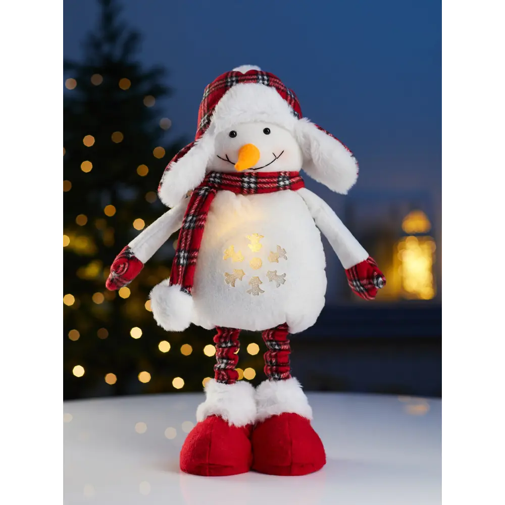 Фото 2 Электрическая светящаяся фигура Luazon Lighting 10874085 Снеговик h40-60 см теплый белый Фото 2 Электрическая светящаяся фигура Luazon Lighting 10874085 Снеговик h40-60 см теплый белый