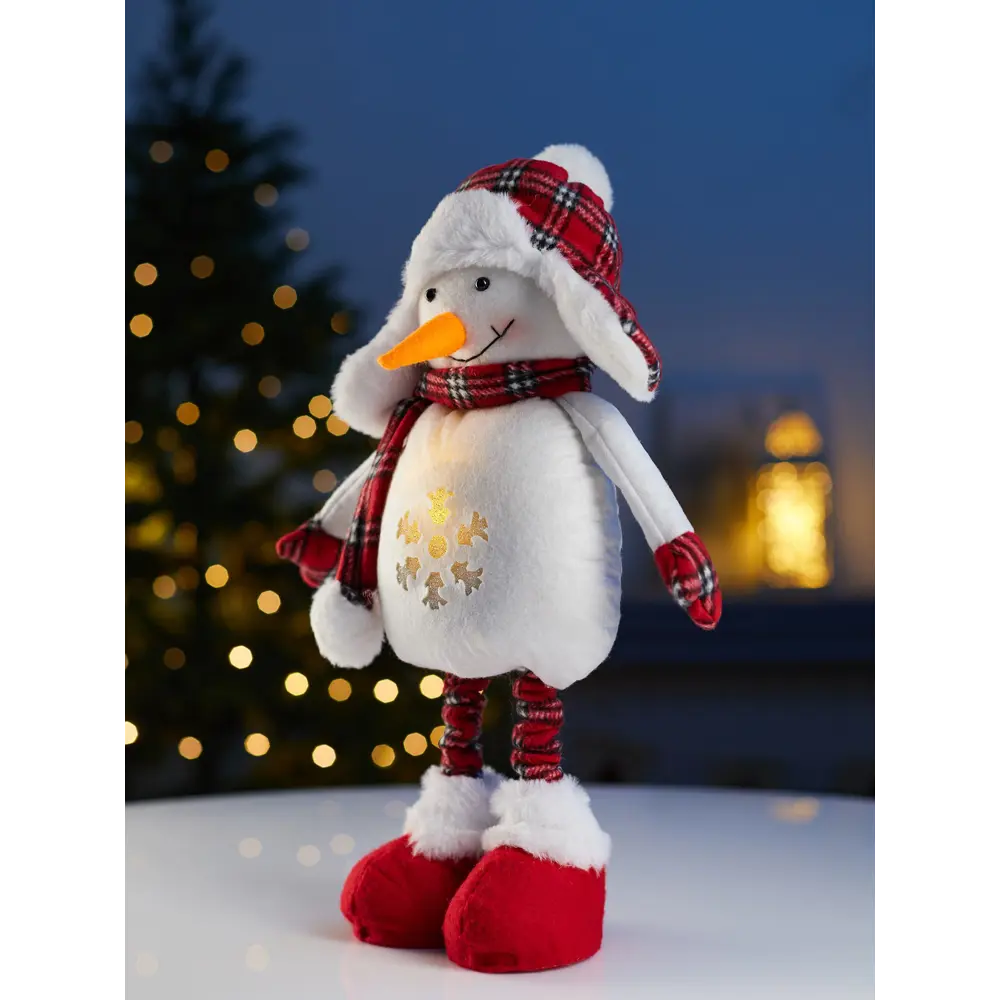 Фото 6 Электрическая светящаяся фигура Luazon Lighting 10874085 Снеговик h40-60 см теплый белый Фото 6 Электрическая светящаяся фигура Luazon Lighting 10874085 Снеговик h40-60 см теплый белый
