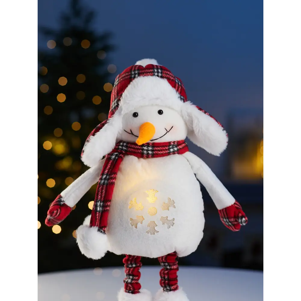 Фото 4 Электрическая светящаяся фигура Luazon Lighting 10874085 Снеговик h40-60 см теплый белый Фото 4 Электрическая светящаяся фигура Luazon Lighting 10874085 Снеговик h40-60 см теплый белый