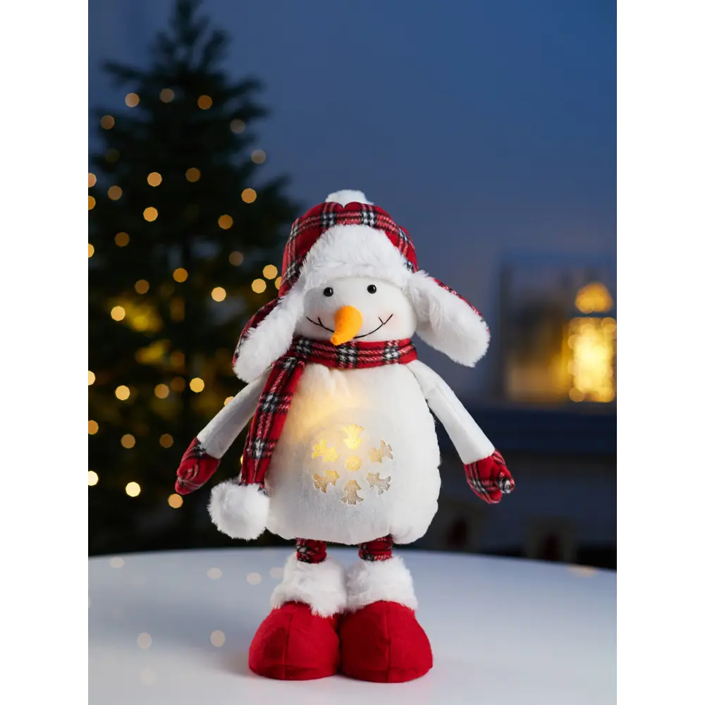 Фото 3 Электрическая светящаяся фигура Luazon Lighting 10874085 Снеговик h40-60 см теплый белый Фото 3 Электрическая светящаяся фигура Luazon Lighting 10874085 Снеговик h40-60 см теплый белый