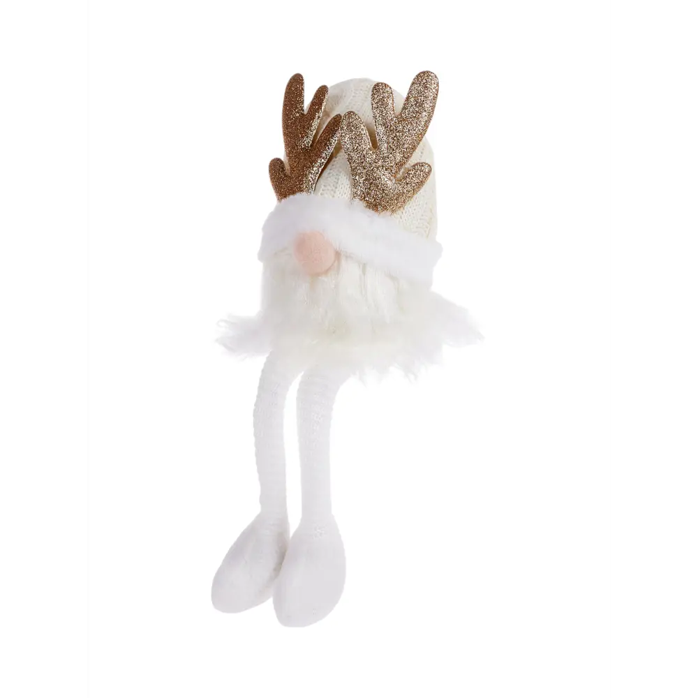 Фото 5 Электрическая светящаяся фигура Luazon Lighting 10874035 Гном белая шапочка 33 см теплый белый