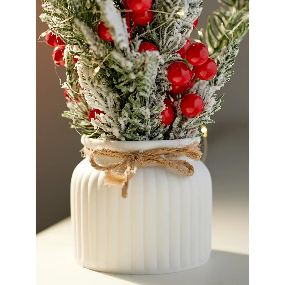 Фото 4 Электрическая светящаяся фигура Luazon Lighting 10876004 Морозная свежесть 39 см теплый белый Фото 4 Электрическая светящаяся фигура Luazon Lighting 10876004 Морозная свежесть 39 см теплый белый