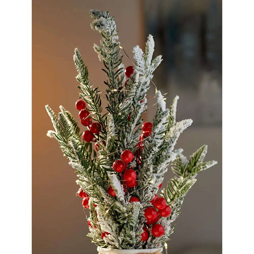 Фото 3 Электрическая светящаяся фигура Luazon Lighting 10876004 Морозная свежесть 39 см теплый белый Фото 3 Электрическая светящаяся фигура Luazon Lighting 10876004 Морозная свежесть 39 см теплый белый