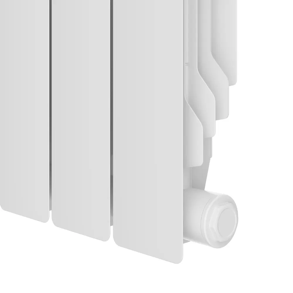 Фото 5 Радиатор секционный Royal thermo Revolution 350/80 12 секций боковое подключение биметалл цвет белый без кроншейнов