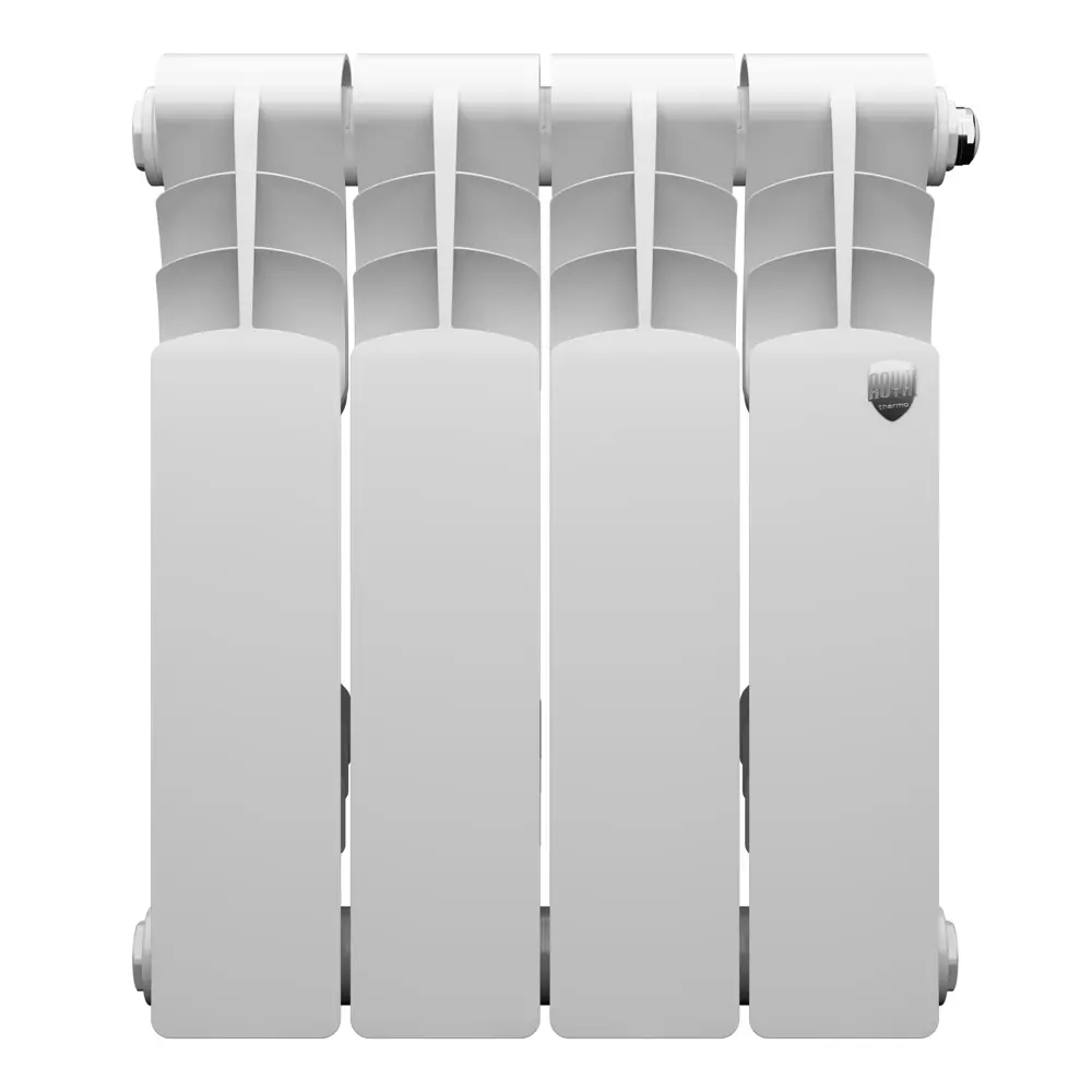 Фото 2 Радиатор секционный Royal thermo Revolution 350/80 4 секций боковое подключение биметалл цвет белый без кроншейнов Фото 2 Радиатор секционный Royal thermo Revolution 350/80 4 секций боковое подключение биметалл цвет белый без кроншейнов