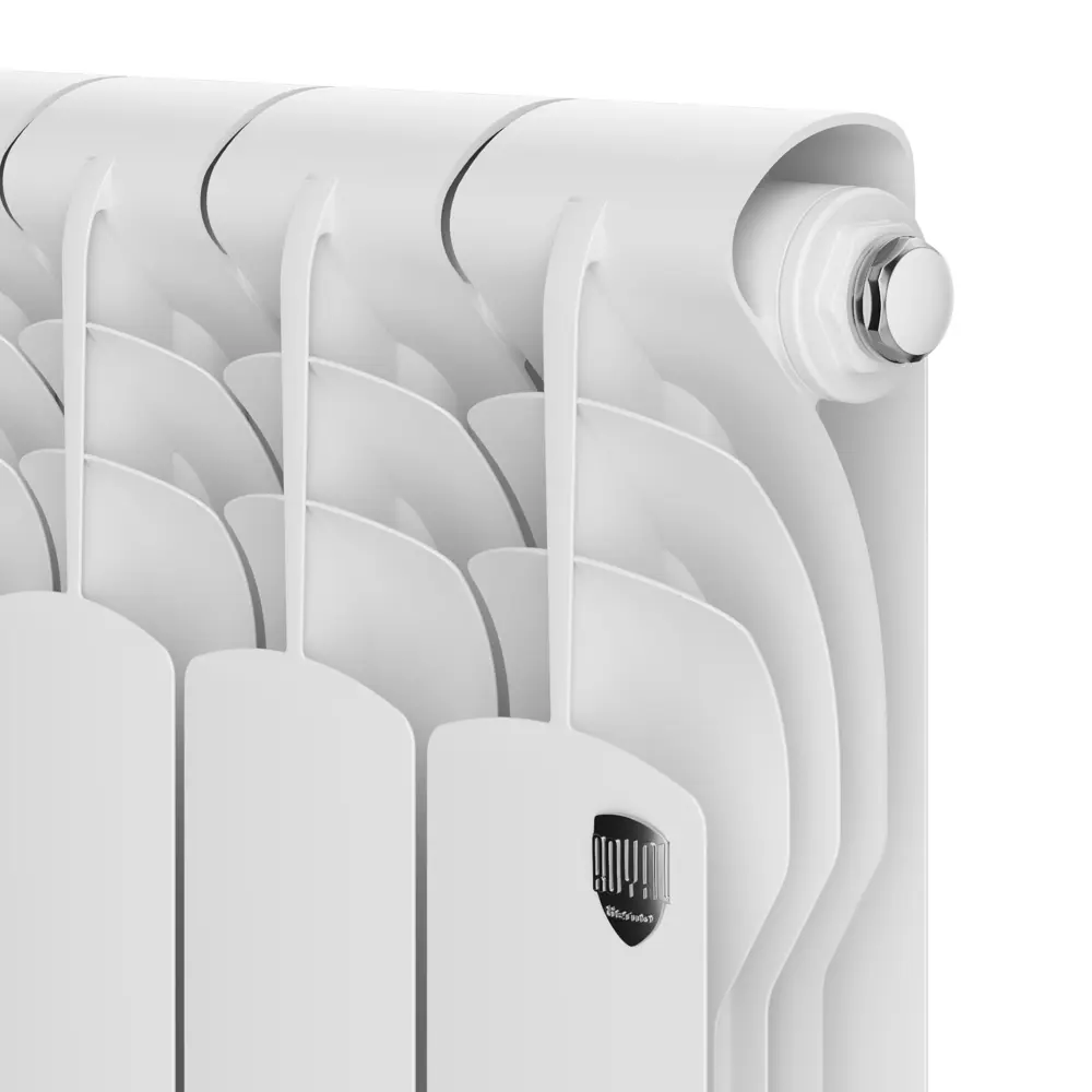Фото 4 Радиатор секционный Royal thermo Revolution 350/80 4 секций боковое подключение биметалл цвет белый без кроншейнов Фото 4 Радиатор секционный Royal thermo Revolution 350/80 4 секций боковое подключение биметалл цвет белый без кроншейнов