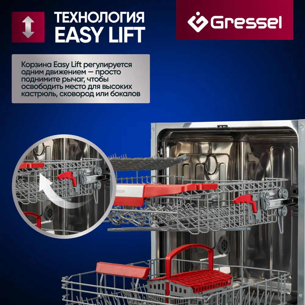 Фото 10 Встраиваемая посудомоечная машина Gressel UBB601 59.8 см 6 программ цвет черный Фото 10 Встраиваемая посудомоечная машина Gressel UBB601 59.8 см 6 программ цвет черный