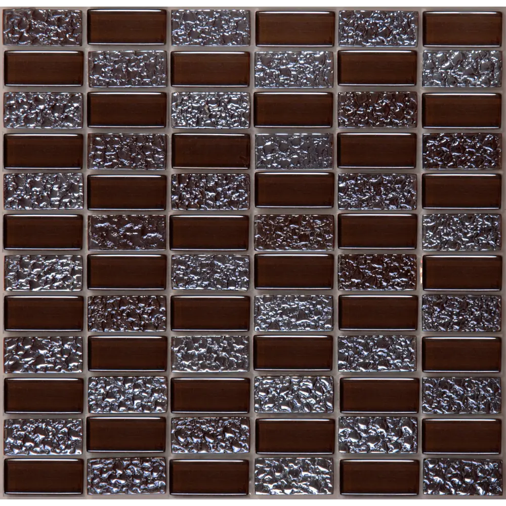 Фото Мозаика NS mosaic SG-8029 стеклянная 29.8x29.8