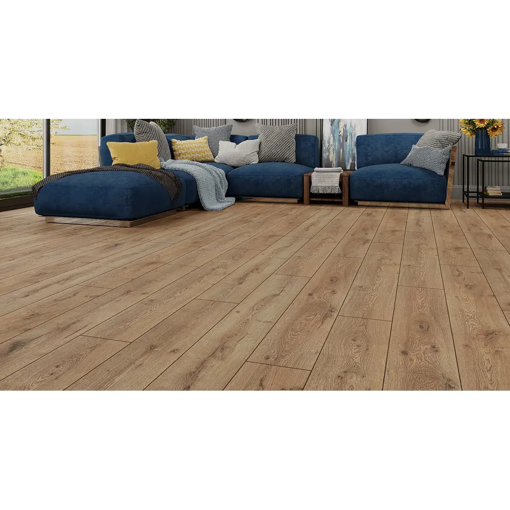 Фото 2 Ламинат Kastamonu Дуб Раушен 33 класс толщина 10 мм с фаской 2.131 м², цена за упаковку Фото 2 Ламинат Kastamonu Дуб Раушен 33 класс толщина 10 мм с фаской 2.131 м², цена за упаковку