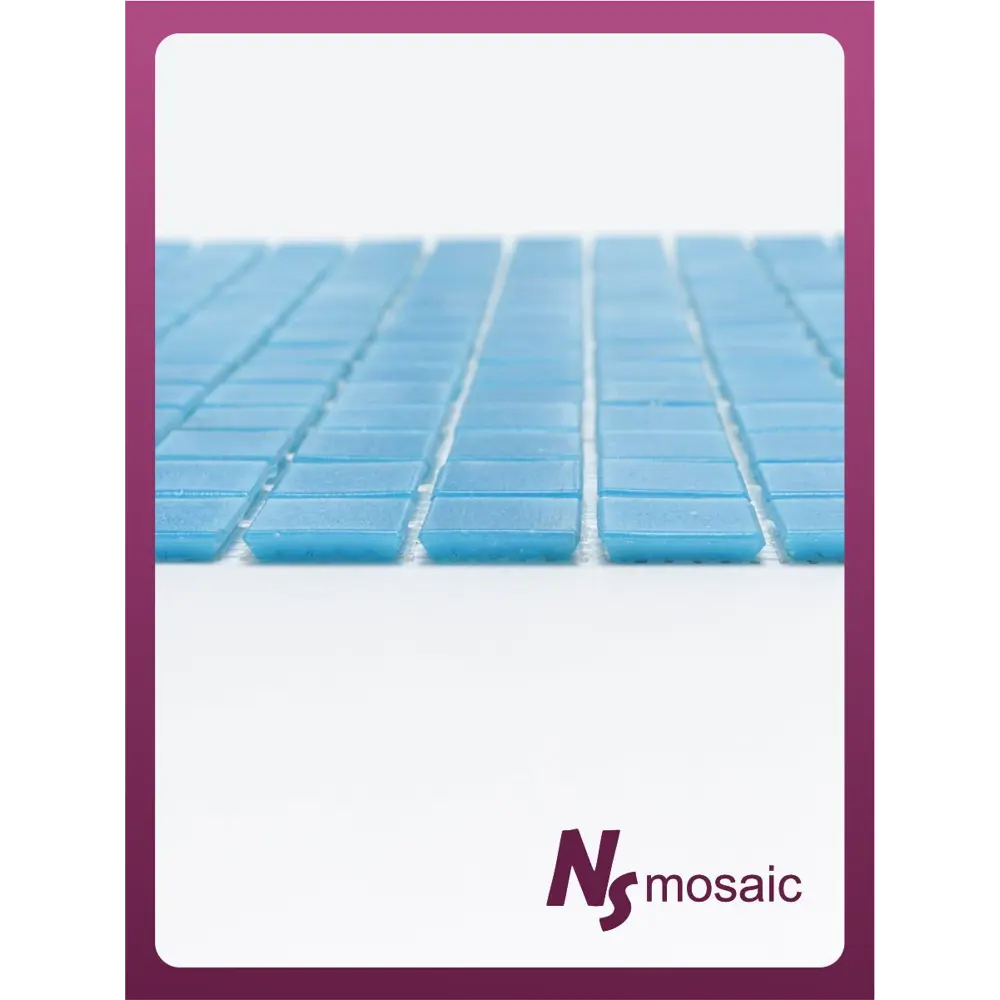 Фото 5 Мозаика стеклянная Nsmosaic Gb03 NS00GS0107 32.7x32.7см цвет синий Фото 5 Мозаика стеклянная Nsmosaic Gb03 NS00GS0107 32.7x32.7см цвет синий