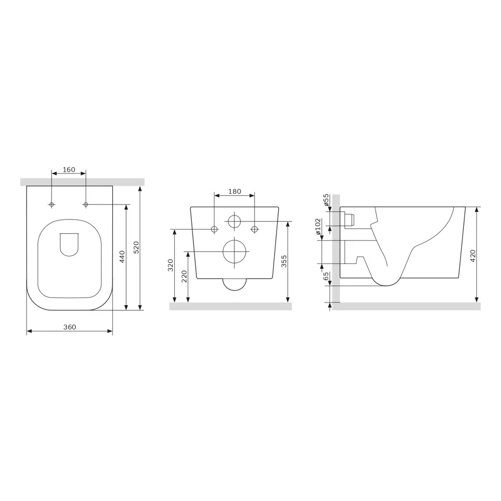 Фото 8 Унитаз подвесной AM.PM Moxie Flash Clean C9M1700SC, безободковый, с сиденьем микролифт Фото 8 Унитаз подвесной AM.PM Moxie Flash Clean C9M1700SC, безободковый, с сиденьем микролифт