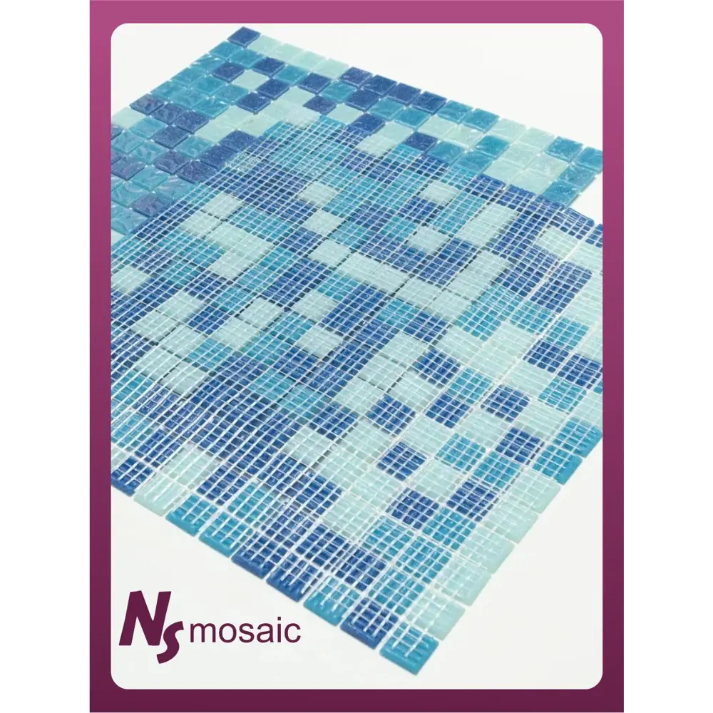 Фото 6 Декоративная мозаика стеклянная Nsmosaic MIX27 NS00GS0101 32.7x32.7 чип 2x2 уп 5шт Фото 6 Декоративная мозаика стеклянная Nsmosaic MIX27 NS00GS0101 32.7x32.7 чип 2x2 уп 5шт