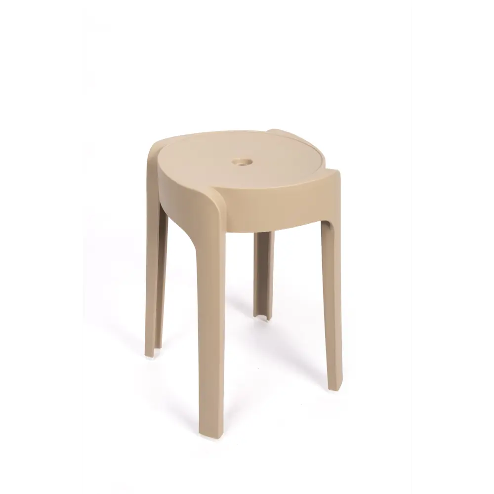 Фото 2 Табурет Комплект табуретов Козырь 31x45x31 см ножки пластик бежевый сиденье пластик цвет бежевый 2 шт