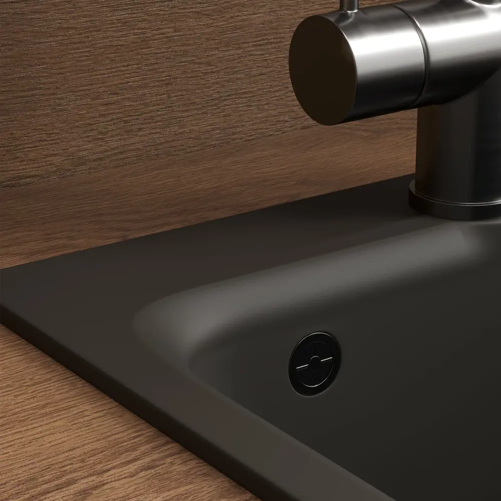 Фото 5 Смеситель Reflexion Lago RX9903BL для кухни с подключением к фильтру оружейная сталь