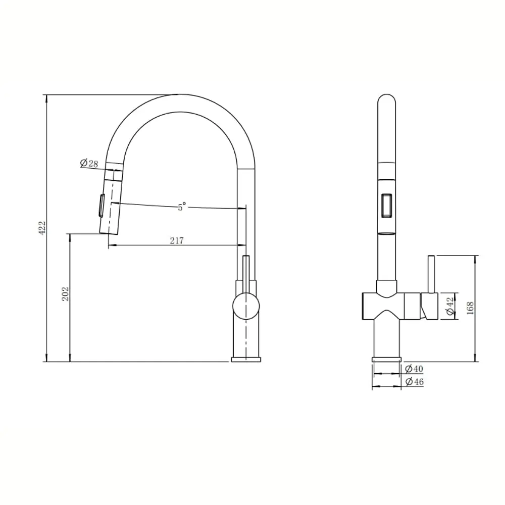Фото 8 Смеситель Reflexion Lago RX9904SS для кухни с вытяжным изливом полированная сталь Фото 8 Смеситель Reflexion Lago RX9904SS для кухни с вытяжным изливом полированная сталь