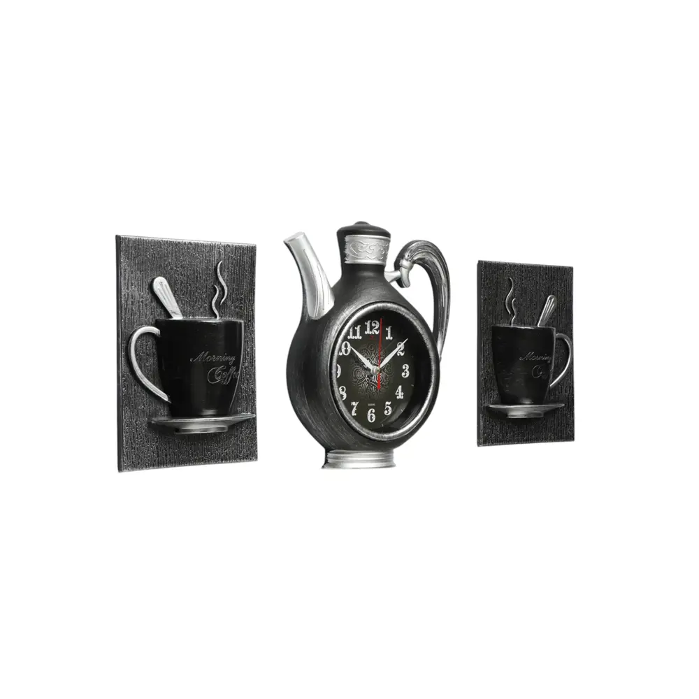 Фото 6 Настенные часы Рубин Сангино 23 см черное серебро Фото 6 Настенные часы Рубин Сангино 23 см черное серебро