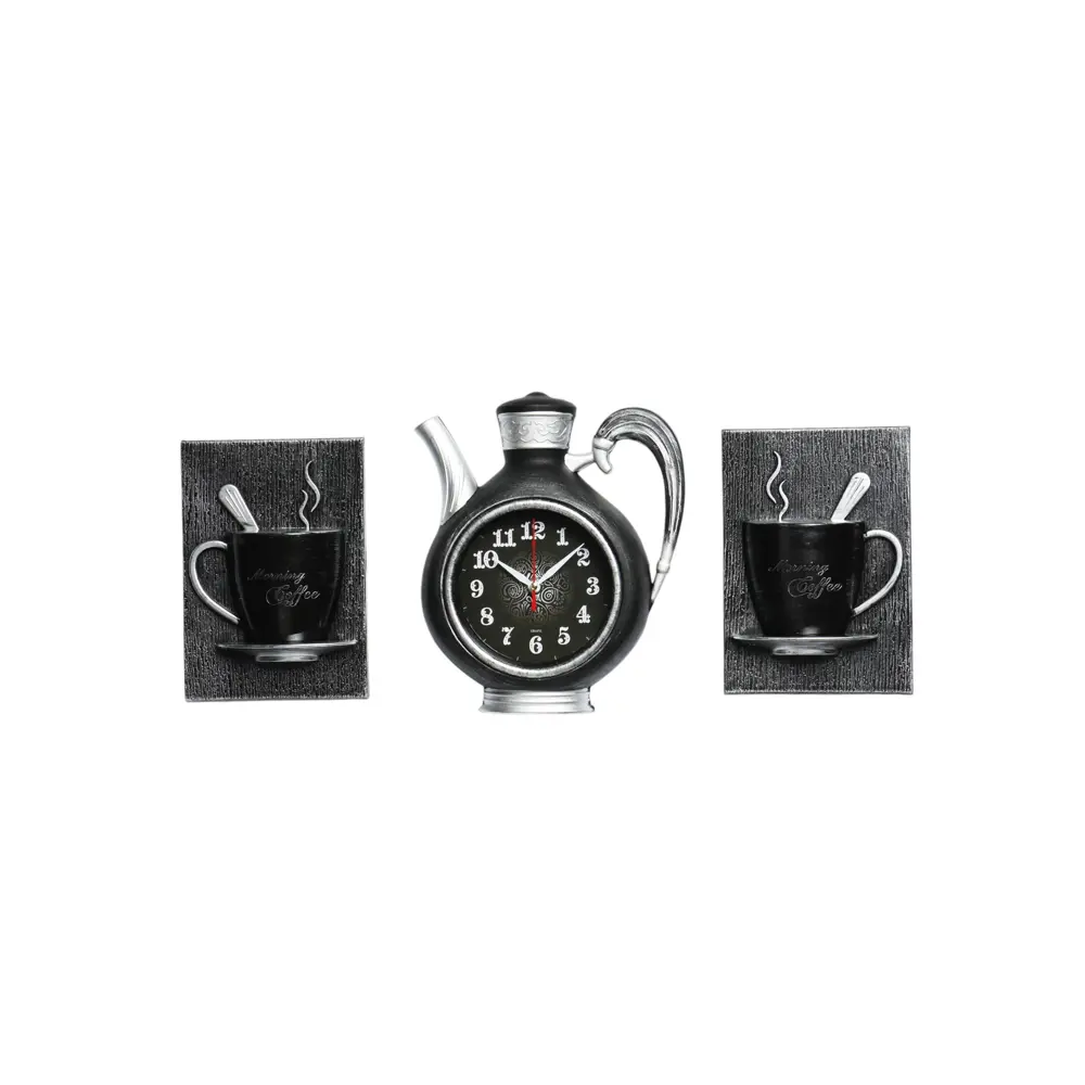 Фото 5 Настенные часы Рубин Сангино 23 см черное серебро Фото 5 Настенные часы Рубин Сангино 23 см черное серебро